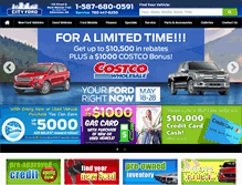 Tablet Screenshot of cityfordsales.com